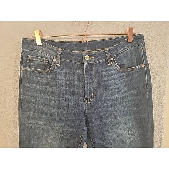 Kancan Jeans Ashlyn Mid Rise Super Skinny Jeans‎ Dark Wash Women's Size 13/30 - Picture 3 of 7